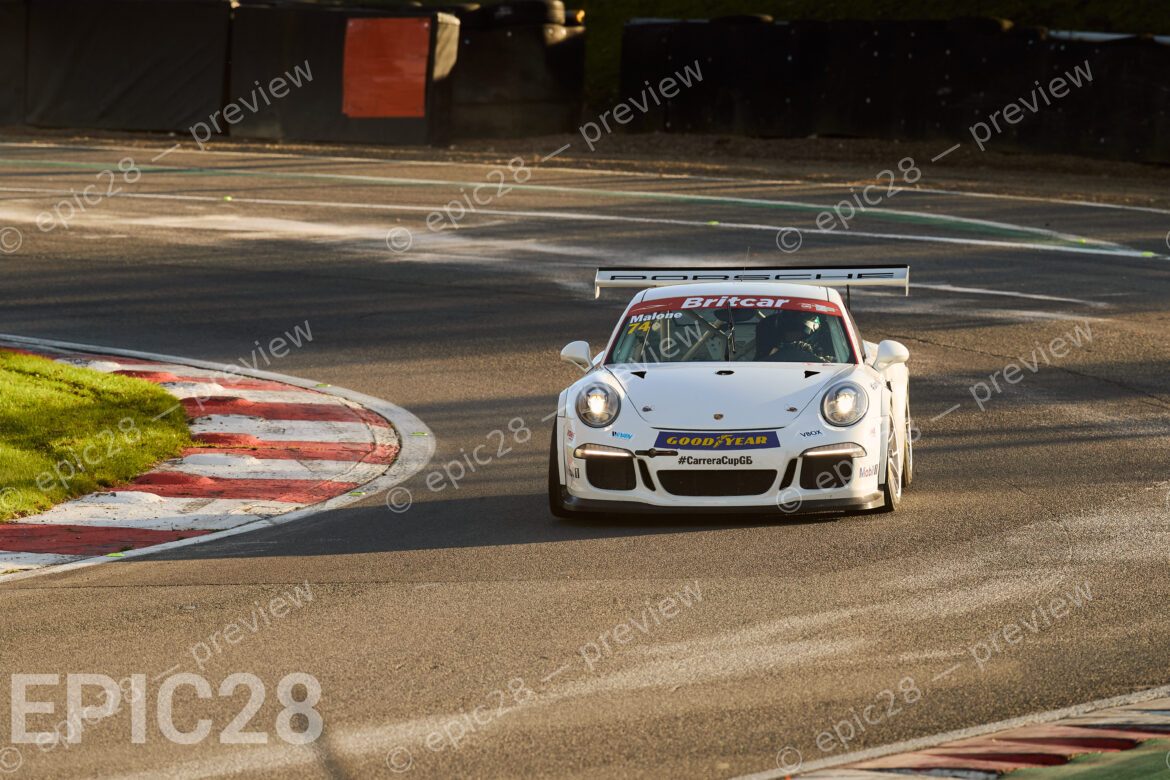 Dom Malone and Adam Smalley (PRO) race for AMSPEED in a Porsche 991.1 Cup (CHALLENGE Class) at the Britcar Endurance Championship at Brands Hatch Indy on the 8th November 2025. (Photo by Craig Allan-McWilliams)