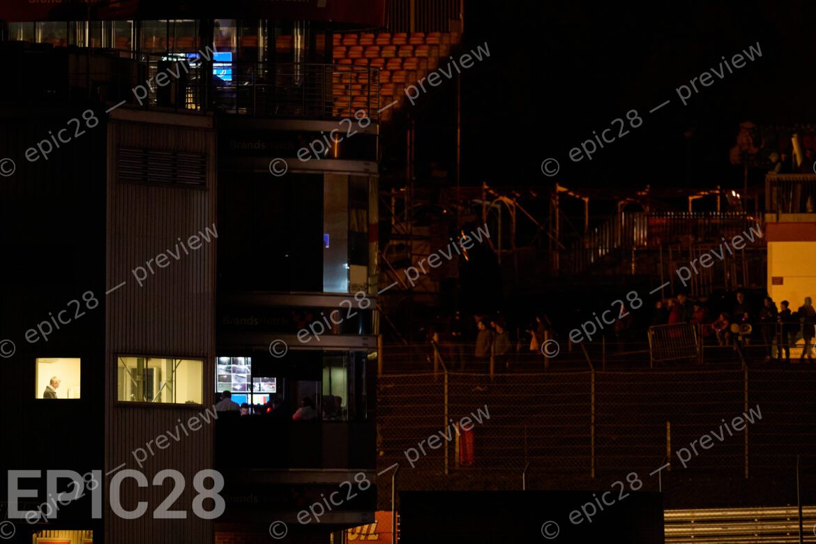Broadcast Center - Into the Night Race - Britcar Endurance Championship at Brands Hatch Indy on the 8th November 2025.