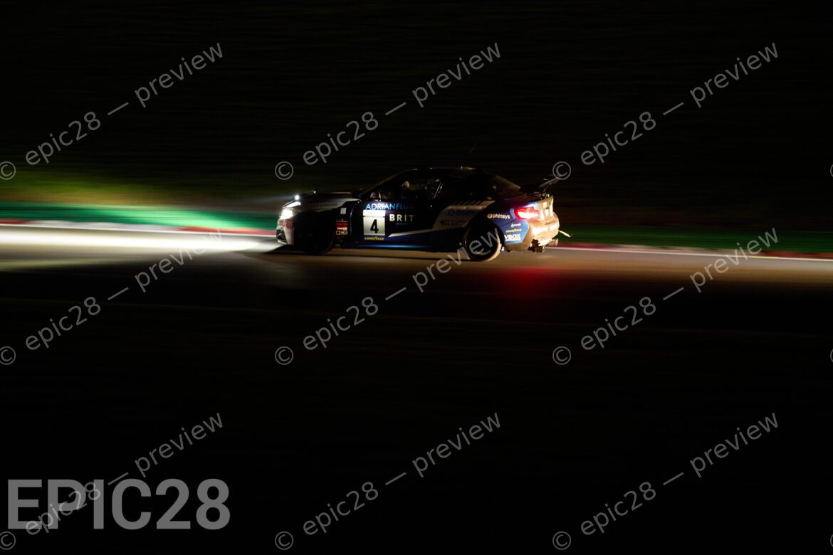 Bobby Trundley (PRO) and Asha Silva race for Team Brit in a BMW M240i (CUP Class) at the Britcar Endurance Championship at Brands Hatch Indy on the 8th November 2025. (Photo by Craig Allan-McWilliams)
