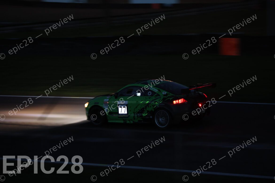Mark Jones and Craig Fleming race for TSR Performance in an Audi TT (CUP Class) at the Britcar Endurance Championship at Brands Hatch Indy on the 8th November 2025. (Photograph by Tracey Allan-McWilliams)