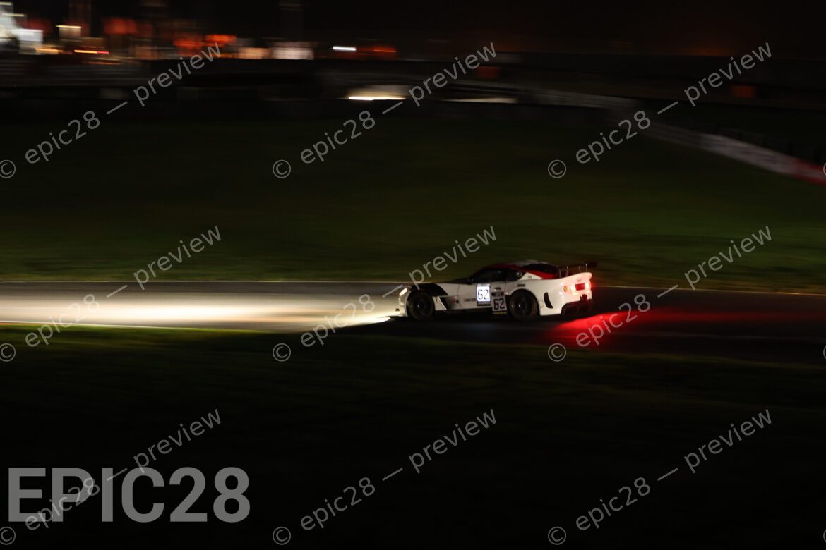 James Harrison and Steve Harrison race for High Row Motorsport in a Ginetta G56A (TROPHY Class) at the Britcar Endurance Championship at Brands Hatch Indy on the 8th November 2025. (Photograph by Tracey Allan-McWilliams)