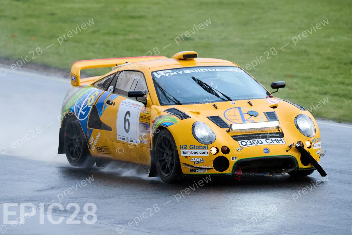 Castle Combe Race Circuit, England, 29th Nov 2025, Dean Thomas and Christian Brown race for K2 in a GTM G-Tec Libra at the DAE Castle Combe Stage Rally. Credit: Craig Allan-McWilliams/Alamy Live News
