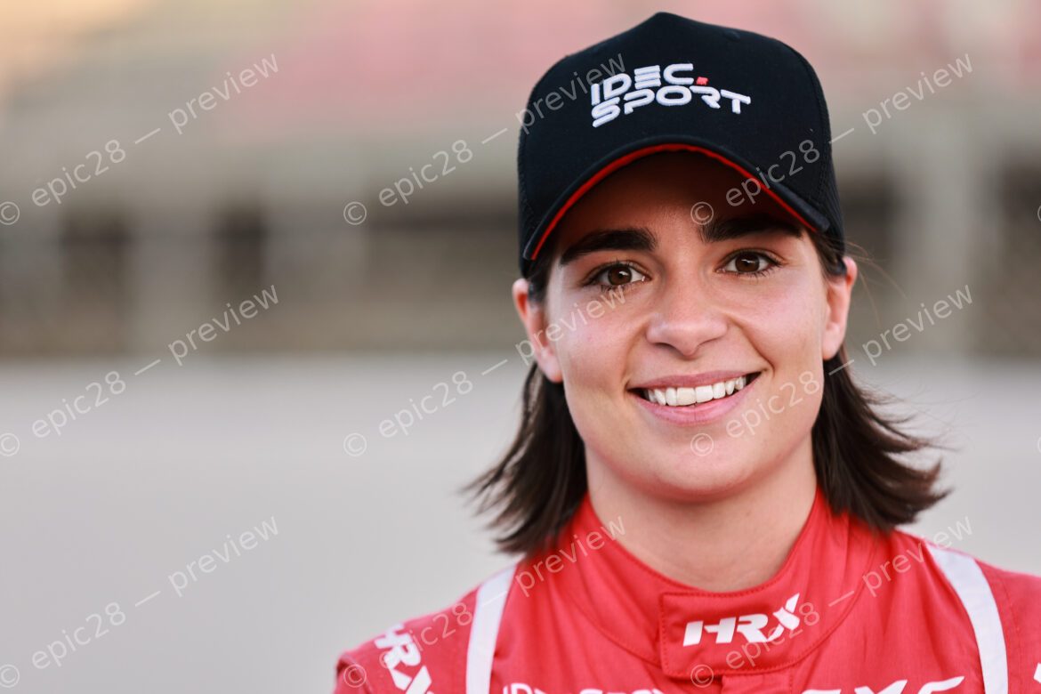 Barcelona, Spain. 9th Apr 2026. Jamie CHADWICK (GBR) at the pre-season opener at the European Le Mans Series. Jamie is racing with IDEC Sport, Car Number 18 at this weekends Barcelona Season Opener.  Credit: Tracey Allan-McWilliams/Alamy Live News