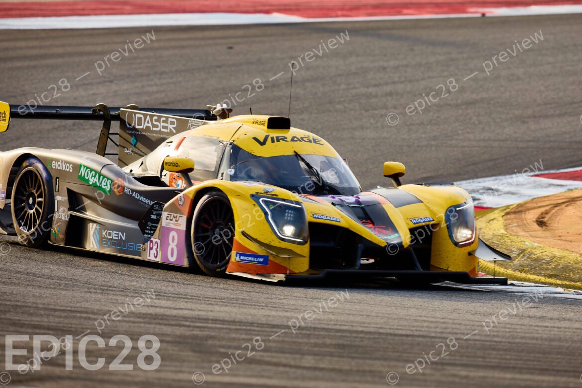 Julien GERBI (FRA), Daniel NOGALES (ESP) and Rik KOEN (NED) drives for TEAM VIRAGE (FRA) in a Ligier JS P325 - Toyota during the European Le Mans Series, 4 HOURS OF PORTIMÃO, Portugal, 18th October 2025. (Photo by Craig Allan-McWilliams)