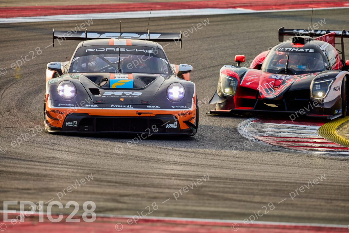 Horst FELBERMAYR (AUT), Matteo CRESSONI (ITA) and Horst Felix FELBERMAYR (AUT) drives for PROTON COMPETITION (GER) in a Porsche 911 GT3 R LMGT3 during the European Le Mans Series, 4 HOURS OF PORTIMÃO, Portugal, 18th October 2025. (Photo by Craig Allan-McWilliams)