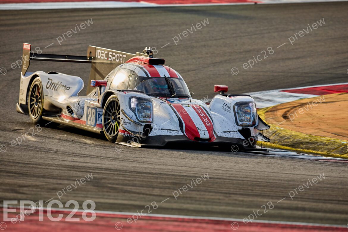Paul LAFARGUE (FRA), Job VAN UITERT (NED) and Paul-Loup CHATIN (FRA) drives for IDEC SPORT (FRA) in an Oreca 07 - Gibson during the European Le Mans Series, 4 HOURS OF PORTIMÃO, Portugal, 18th October 2025. (Photo by Craig Allan-McWilliams)