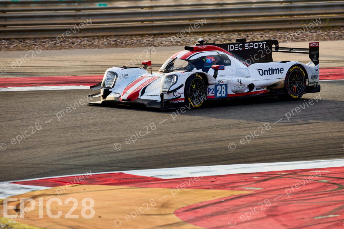 Paul LAFARGUE (FRA), Job VAN UITERT (NED) and Paul-Loup CHATIN (FRA) drives for IDEC SPORT (FRA) in an Oreca 07 - Gibson during the European Le Mans Series, 4 HOURS OF PORTIMÃO, Portugal, 18th October 2025. (Photo by Craig Allan-McWilliams)