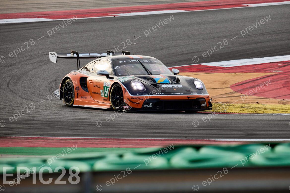 Horst FELBERMAYR (AUT), Matteo CRESSONI (ITA) and Horst Felix FELBERMAYR (AUT) drives for PROTON COMPETITION (GER) in a Porsche 911 GT3 R LMGT3 during the European Le Mans Series, 4 HOURS OF PORTIMÃO, Portugal, 18th October 2025. (Photo by Craig Allan-McWilliams)