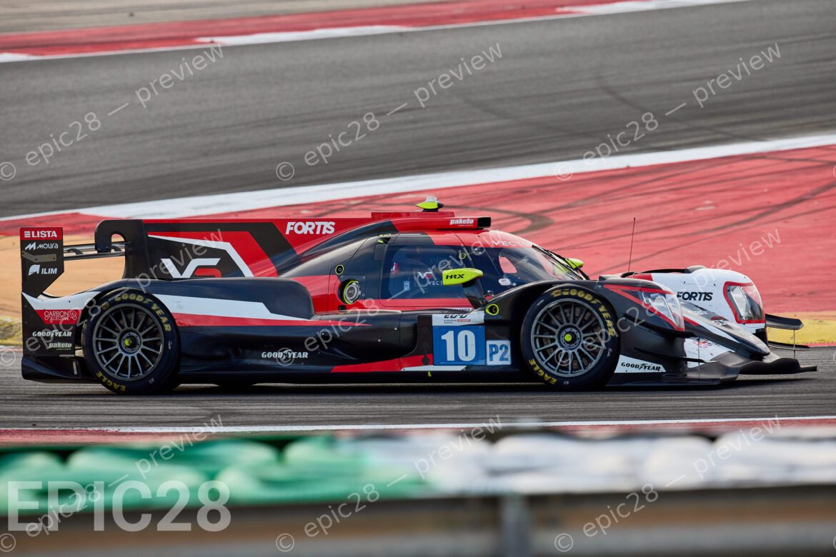 Ryan CULLEN (GBR), Vladislav LOMKO (FRA) and Pietro FITTIPALDI (BRA) drives for VECTOR SPORT (GBR) in an Oreca 07 - Gibson during the European Le Mans Series, 4 HOURS OF PORTIMÃO, Portugal, 18th October 2025. (Photo by Craig Allan-McWilliams)