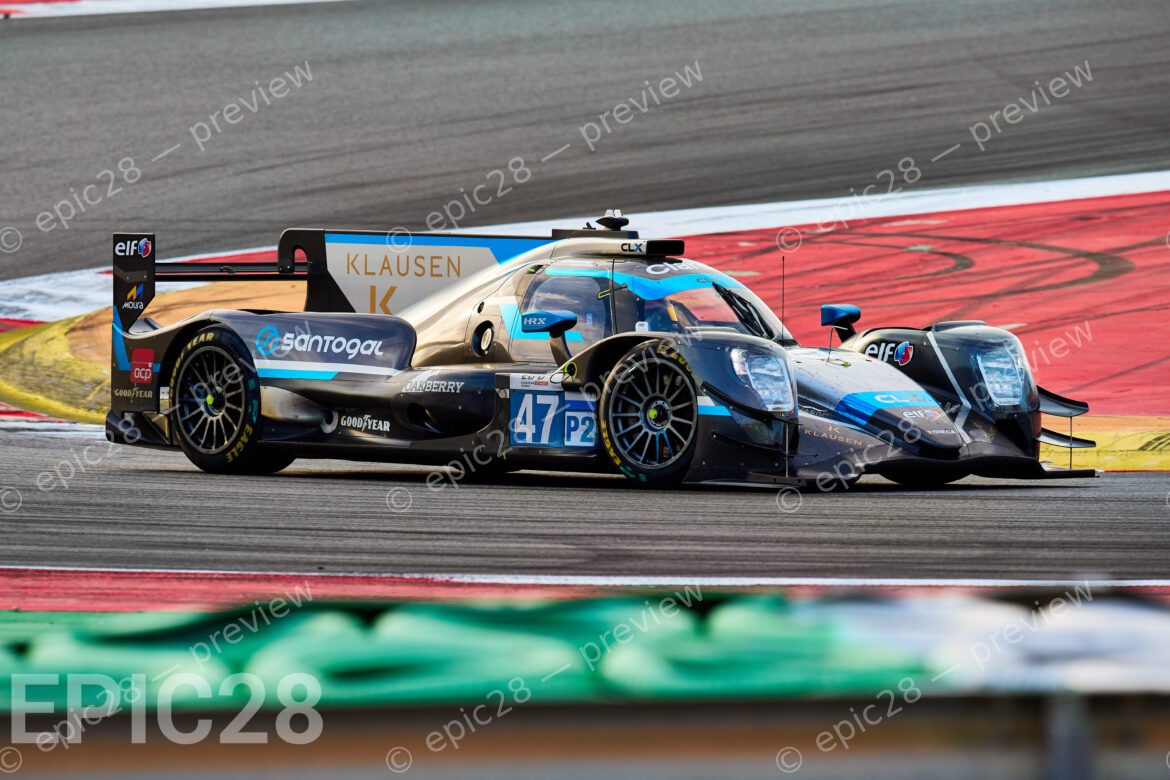 Manuel ESPRITO SANTO (POR) and Enzo FITTIPALDI (BRA) drives for CLX MOTORSPORT (SUI) in an Oreca 07 - Gibson during the European Le Mans Series, 4 HOURS OF PORTIMÃO, Portugal, 18th October 2025. (Photo by Craig Allan-McWilliams)