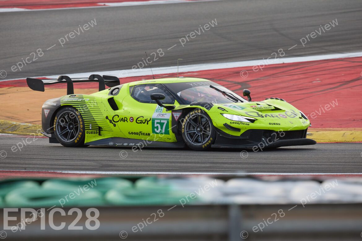 Takeshi KIMURA (JPN), Ben TUCK (GBR) and Daniel SERRA (BRA) drives for KESSEL RACING (SUI) in a Ferrari 296 LMGT3 during the European Le Mans Series, 4 HOURS OF PORTIMÃO, Portugal, 18th October 2025. (Photo by Craig Allan-McWilliams)