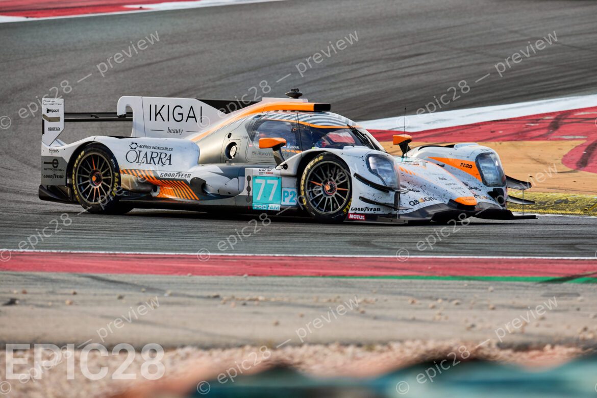 Giorgio RODA (ITA), Rene BINDER (AUT) and Bent VISCAAL (NED) drives for PROTON COMPETITION (GER) in an Oreca 07 - Gibson during the European Le Mans Series, 4 HOURS OF PORTIMÃO, Portugal, 18th October 2025. (Photo by Craig Allan-McWilliams)