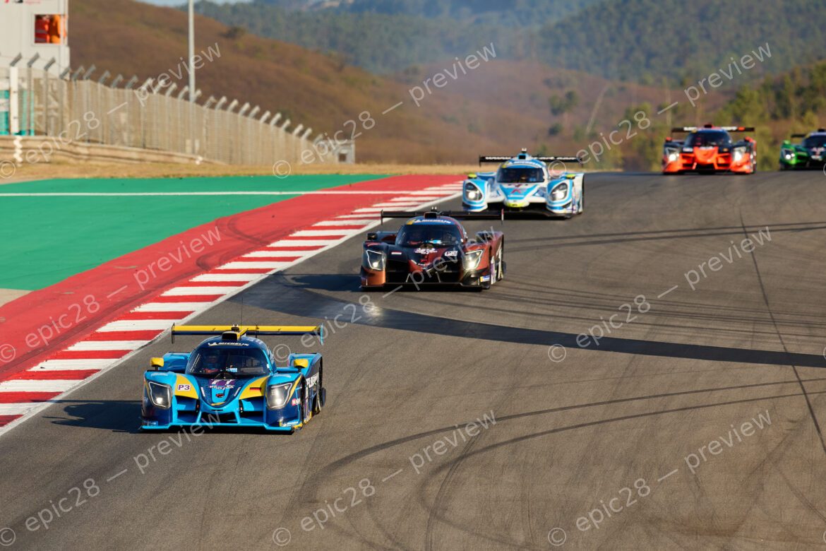 Horst FELBERMAYR (AUT) and Horst Félix FELBERMAYR (AUT) drives for REITER ENGINEERING (GER) in a Ligier JS P325 - Toyota at the 2025 Michelin Le Mans Cup in PORTIMÃO, Portugal 18th October 2025. (Photo by Craig Allan-McWilliams)