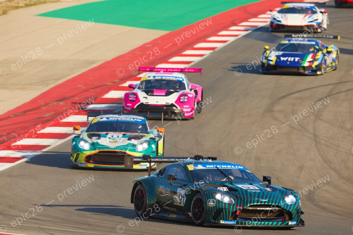 Alexander MARTIN (GBR) and Charles BATEMAN (GBR) drives for BLACKTHORN (GBR) in a Aston Martin Vantage GT3 EVO.