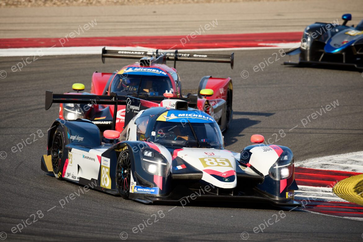 Hugo SCHWARZE (GER) and Hadrien DAVID (FRA) drives for R-ACE GP (FRA) in a Duqueine D09 - Toyota at the 2025 Michelin Le Mans Cup in PORTIMÃO, Portugal 18th October 2025. (Photo by Craig Allan-McWilliams)