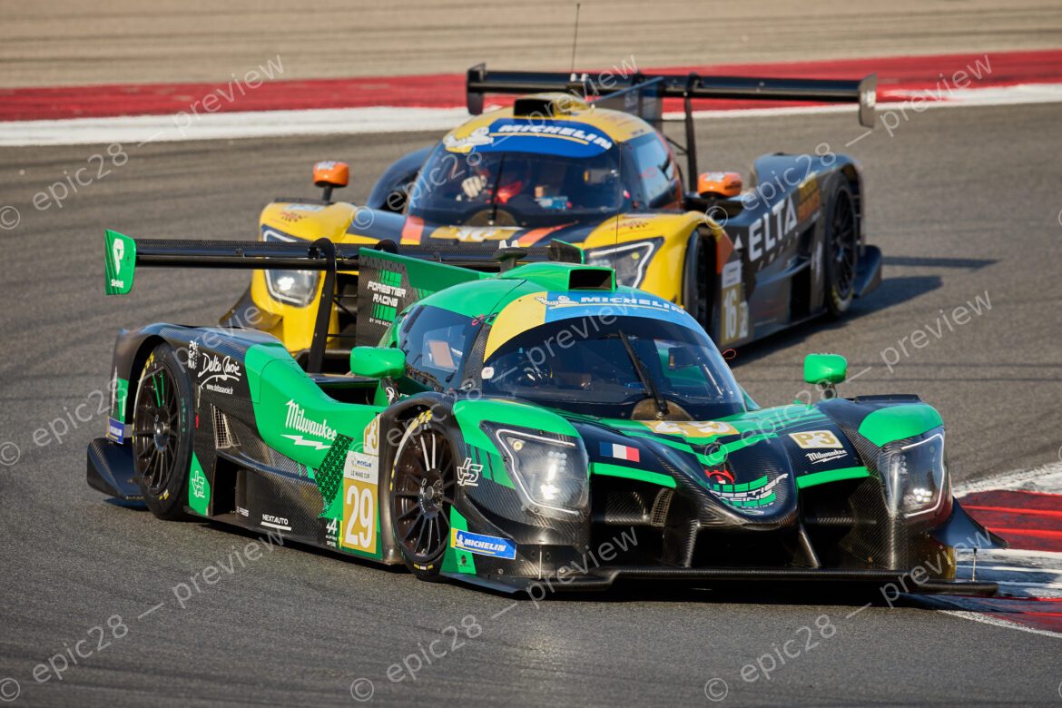 Louis ROUSSET (FRA) and Romain FAVRE (FRA) drives for FORESTIER RACING BY VPS (FRA) in a Ligier JS P325 - Toyota at the 2025 Michelin Le Mans Cup in PORTIMÃO, Portugal 18th October 2025. (Photo by Craig Allan-McWilliams)
