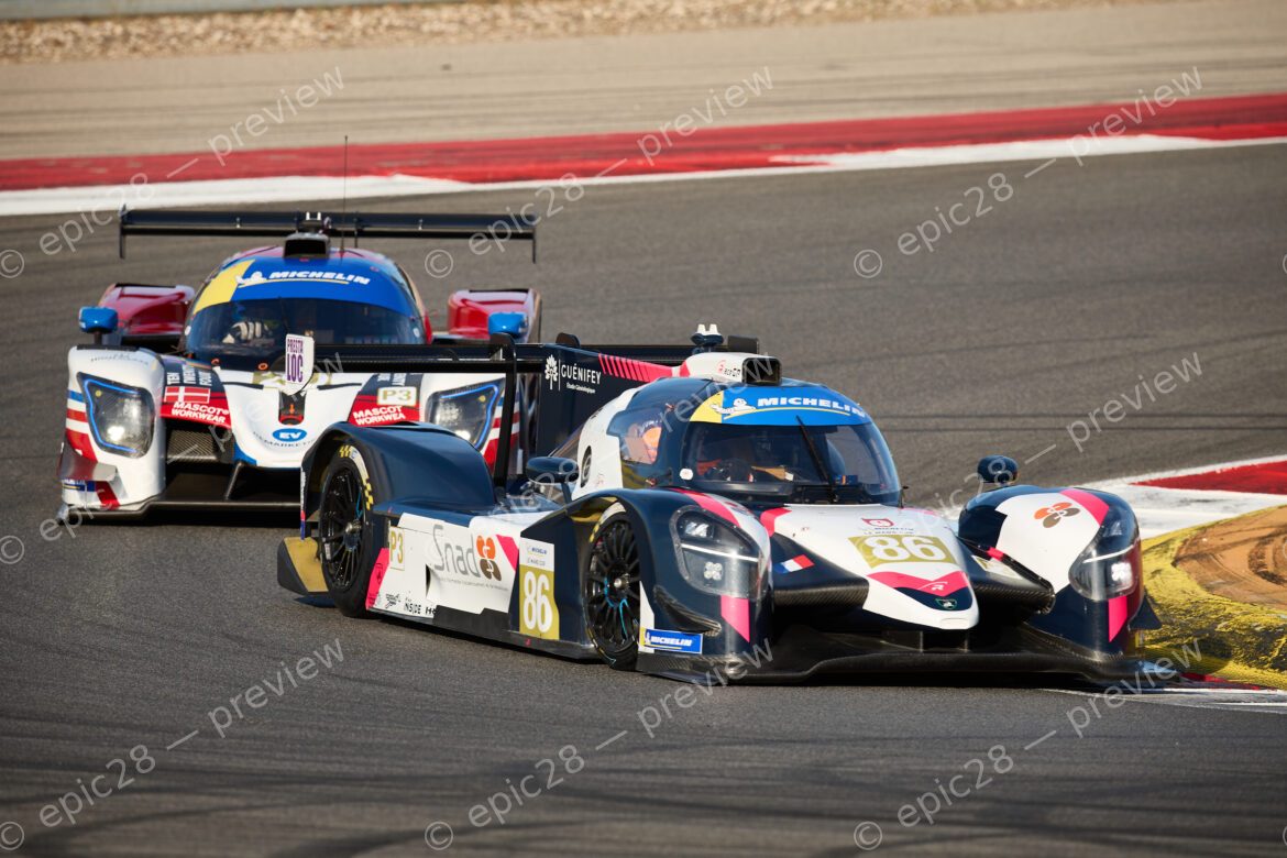 Edgar PIERRE (FRA) and Antoine DOQUIN (FRA) drives for R-ACE GP (FRA) in a Duqueine D09 - Toyota at the 2025 Michelin Le Mans Cup in PORTIMÃO, Portugal 18th October 2025. (Photo by Craig Allan-McWilliams)