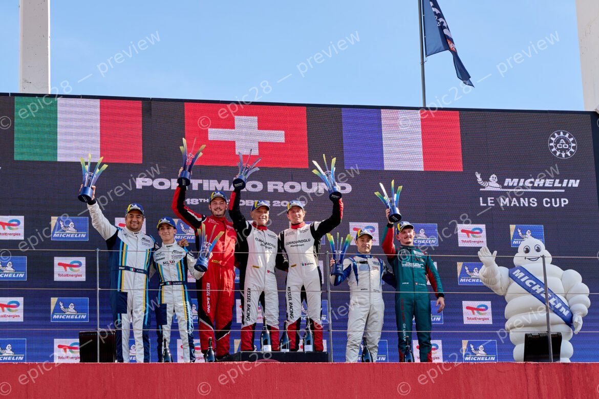 GT3 Podium:1st: Murat Cuhadaroglu, David Fumanelli (Kessel Racing #33 - Ferrari 296 GT3)2nd: Alessandro Cozzi, Edoardo Donno (AF Corse #51 - Ferrari 296 GT3)3rd: Marta Garcia Lopez, Rahel Frey (Iron Dames #85 - Lamborghini Huracán GT3 EVO2)